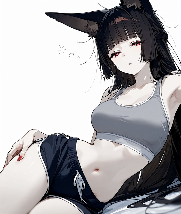  Zenless Zone Zero, Hoshimi Miyabi (zzz), , , , , Anime Art, Animal Ears,  ,  