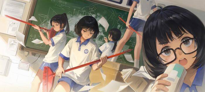   , Anime Art, Original Character, , 