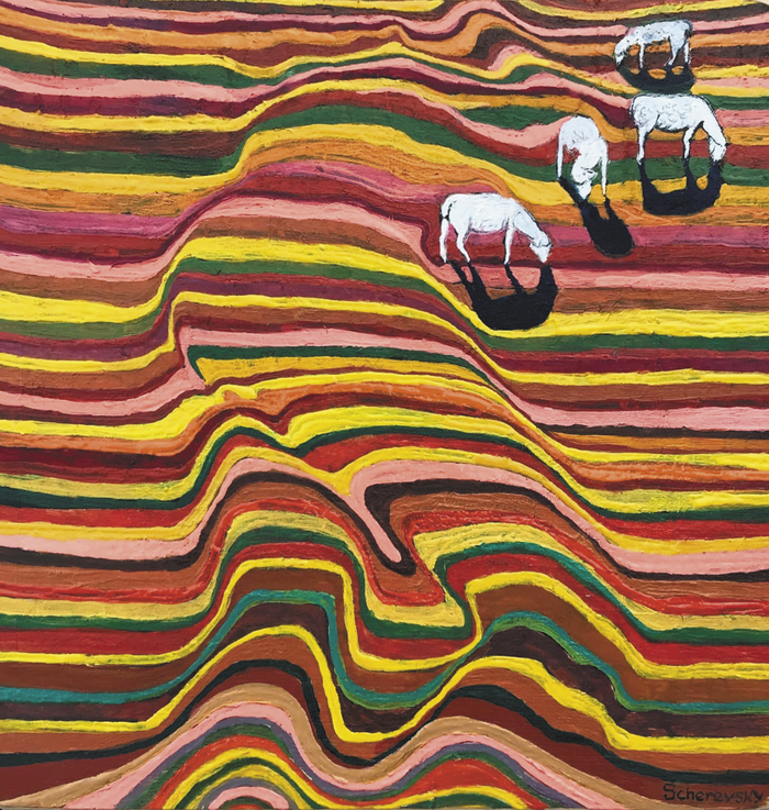 Я подумал: «Вот оно! Вот как объяснить, почему мои картины выглядят так, будто их рисовал человек, который не понимает перспективу!»