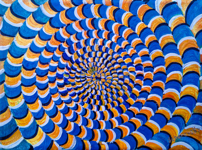 Попытка сделать иллюзию как у Акиоши Китаока , вроде движется?)