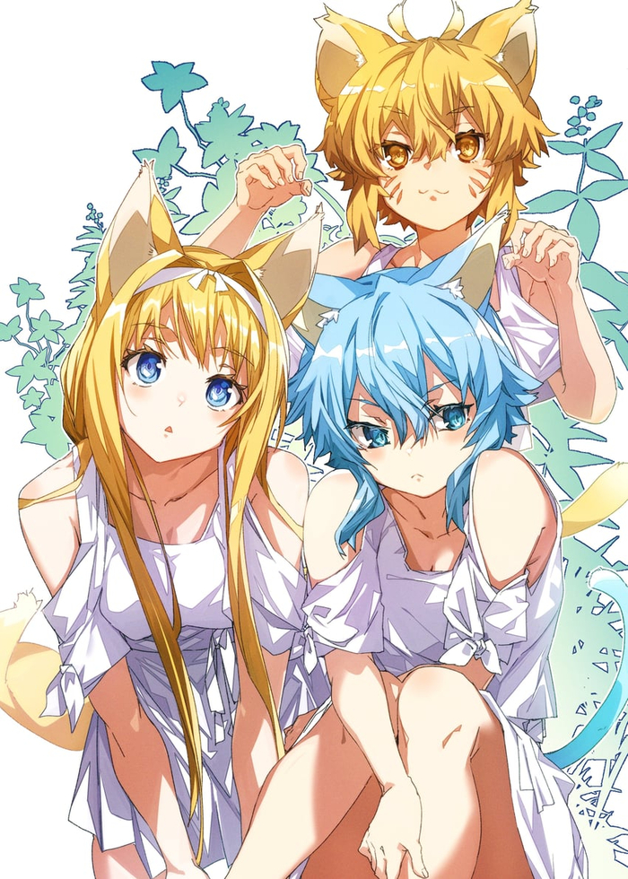     , Anime Art, Animal Ears, Sword Art Online, Shino Asada, Argo, Alice Zuberg