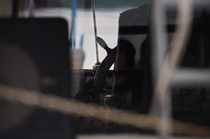 Штурвал. Настоящий.