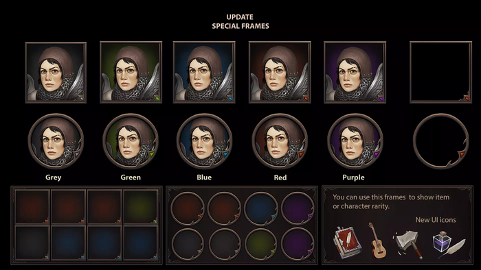 Раздача набора для интерфейса Classic RPG GUI на asset store Unity Разработка, Инди игра, Инди, Gamedev, Раздача, Unity, Unreal Engine, Gui, Ui, Icons, Asset store, Asset, Unity2d, Длиннопост