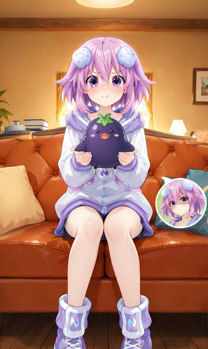    ! , Anime Art,  , , Neptune, Hyperdimension Neptunia, 