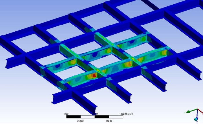 Напряжения в балках