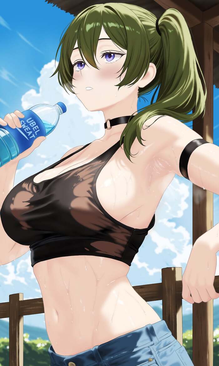 Зеленоволосая девушка в поисках мужчины