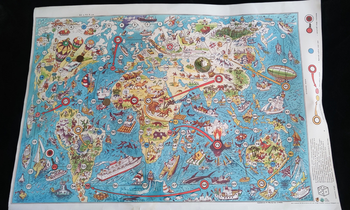 Советская версия с журнала где то затерялась в недрах дачи. Пришлось распечатать по новой.