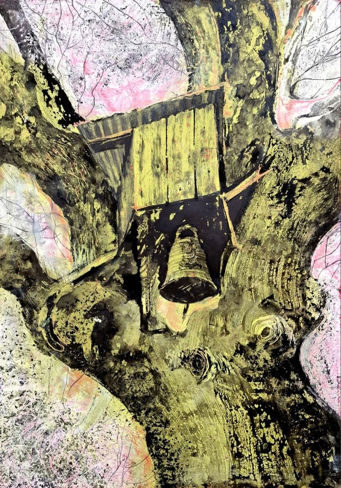 Пастель, тушь