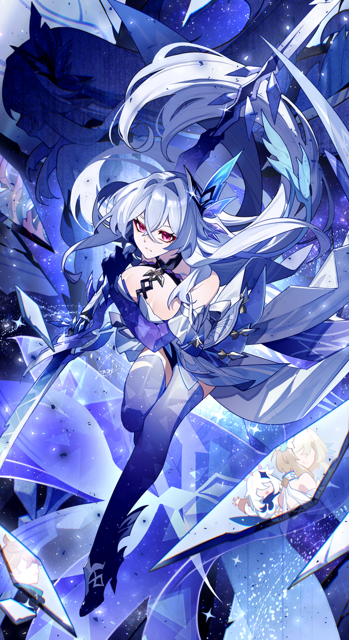 Skirk Genshin Impact, Skirk (Genshin Impact), Anime Art, 