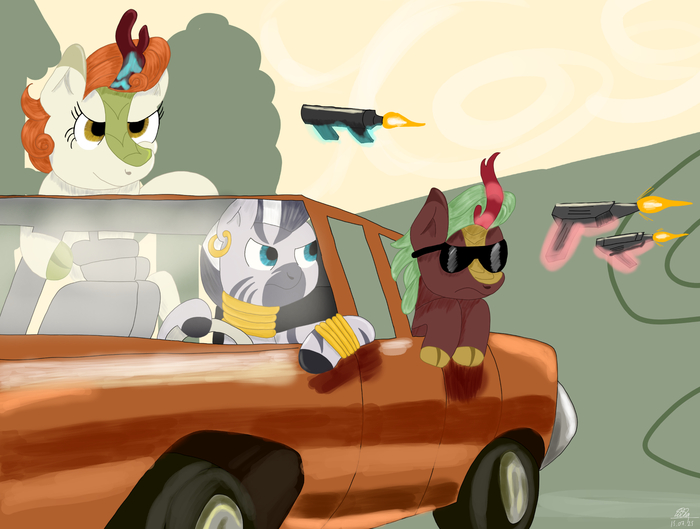 GTA: Ponyville My Little Pony, Zecora, Cinder Glow, Autumn Blaze, GTA