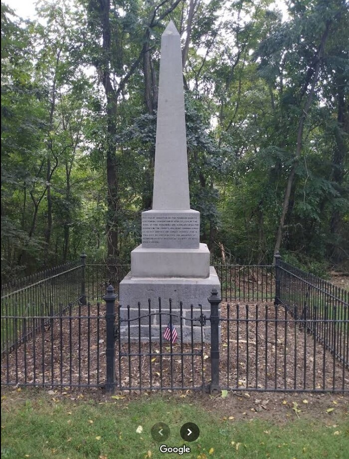 Братская могила Эноха Брауна и его учеников