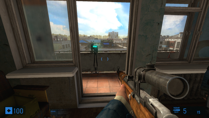 Сама винтовка.