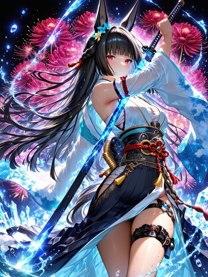   Jeje box, , , Anime Art,  , Zenless Zone Zero, Hoshimi Miyabi (zzz), , Game Art, Animal Ears,  
