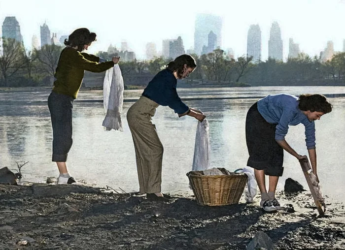 Подборка интересных и необычных фотографий из США. 20 раскрашенных фотографий ХХ века. Часть 24 Старое фото, Фотография, Историческое фото, 20 век, США, Колоризация, Длиннопост