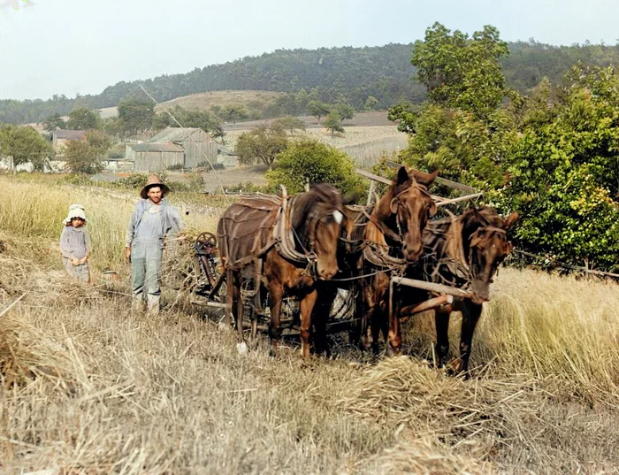 Подборка интересных и необычных фотографий из США. 20 раскрашенных фотографий ХХ века. Часть 24 Старое фото, Фотография, Историческое фото, 20 век, США, Колоризация, Длиннопост