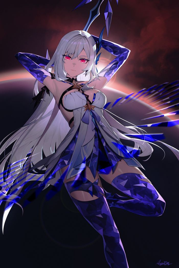 Genshin Impact, Anime Art, Pixiv, , Skirk (Genshin Impact)