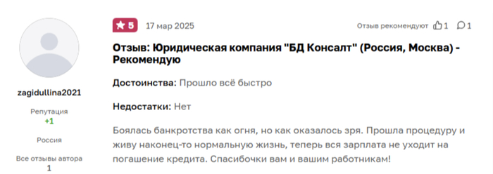 Отзыв на «Отзовике».