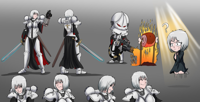     () , Warhammer 40k, Wh Art, Adepta Sororitas, Original Character, 