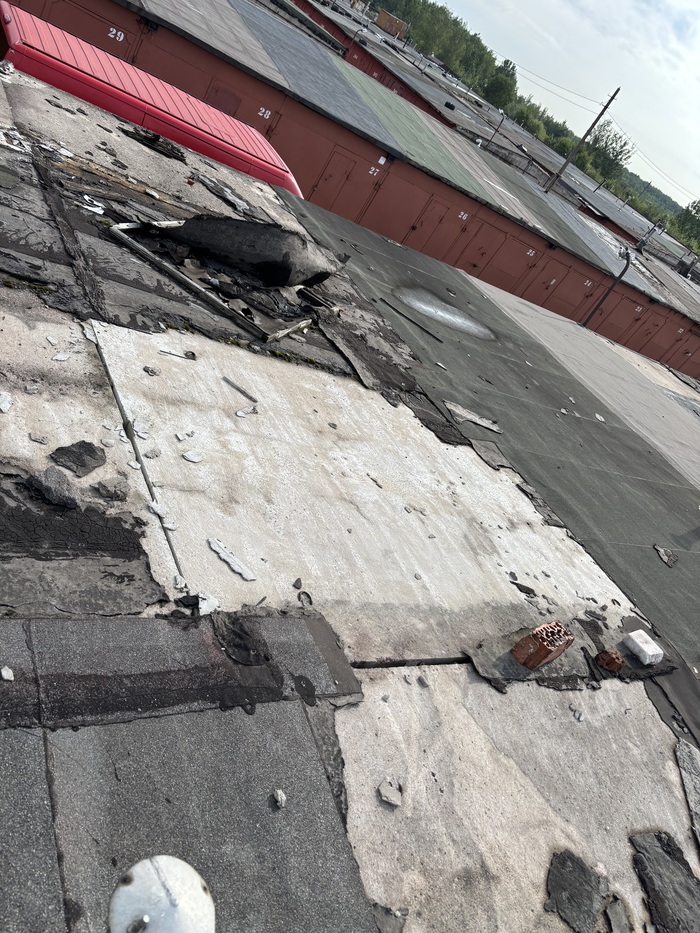 Крыша до начала работ