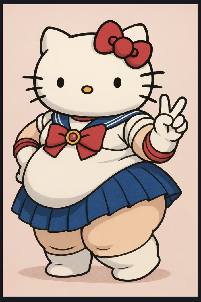 Ответ на пост «21 июля, фанбаза Hello Kitty идёт во "Вкусно и Точка" за этой имбой»