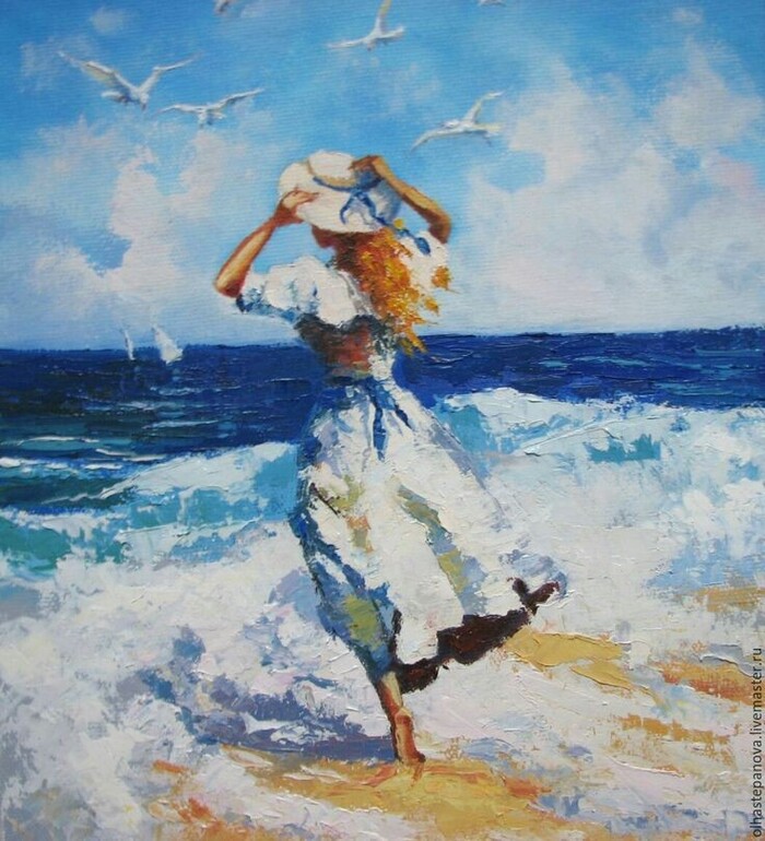 Лариса Косач море живопись