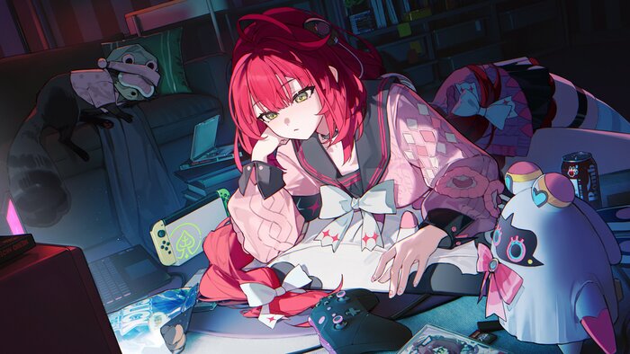 Ukinami Yuzuha #007 , Anime Art, Zenless Zone Zero, Ukinami Yuzuha, , , , , , 