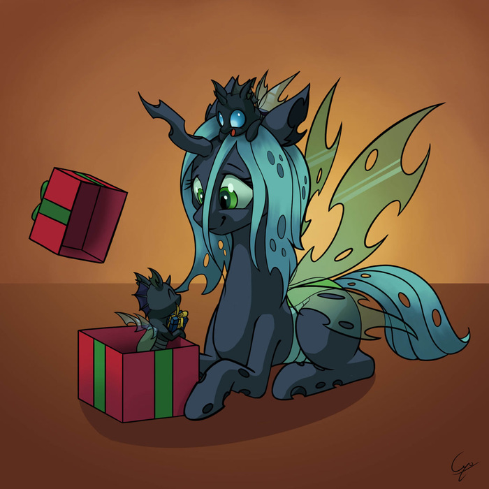    My Little Pony, Ponyart, Queen Chrysalis, Changeling