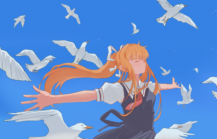   , Anime Art,  (Air), Kamio misuzu
