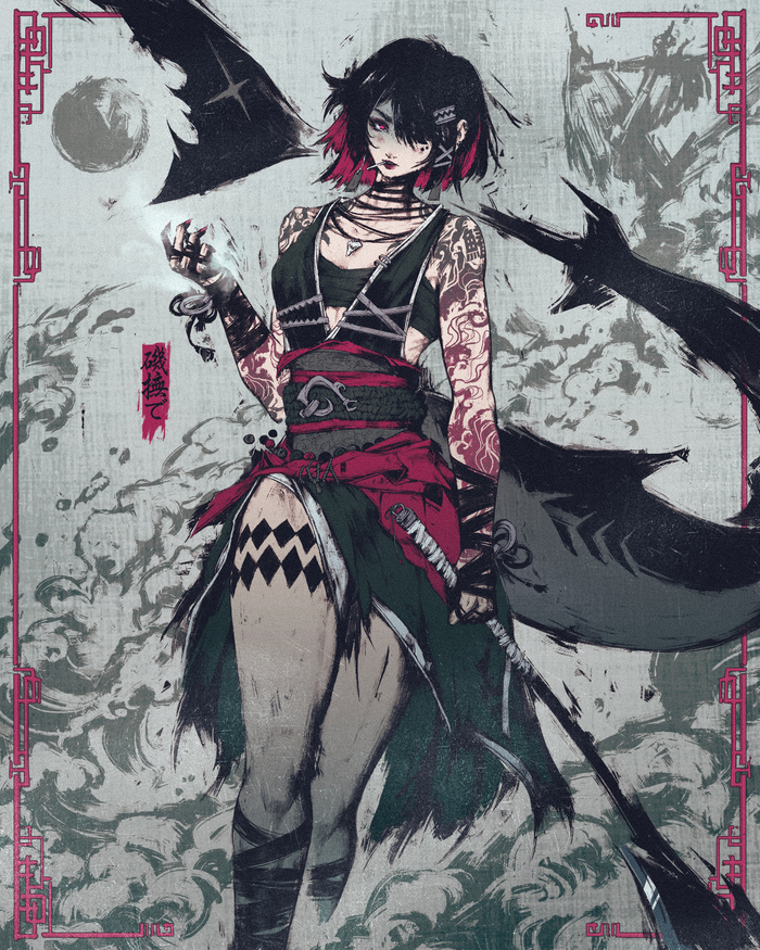  Akramness, Anime Art, , , Zenless Zone Zero, Ellen Joe (zzz)