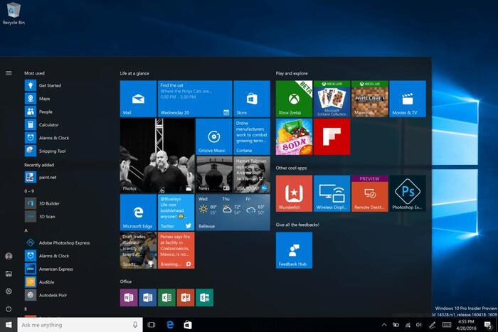   Windows 10 +  ""