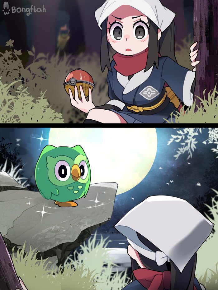   Bongf, , Anime Art, , Duo, Duolingo