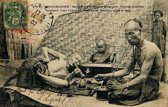 Опиумные комнаты в Китае в 19 веке