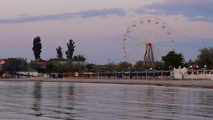 Осенний вечер, штиль. Черноморское