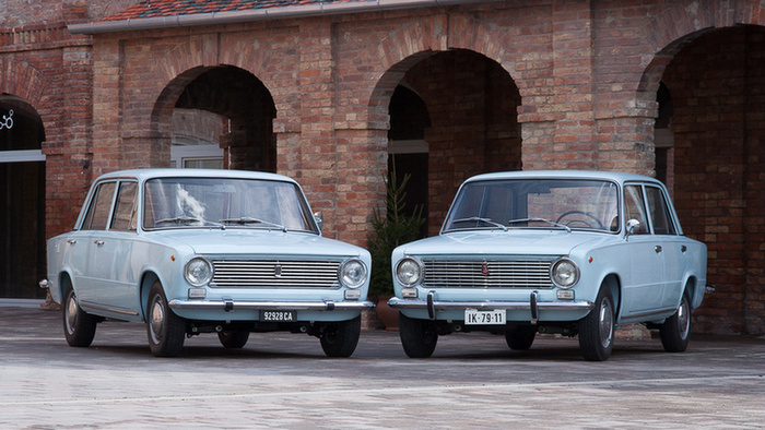 '1966 Fiat 124 & '1971 Lada 1200 #1 ,  , Fiat 124, -2101, 60-, 70-, 