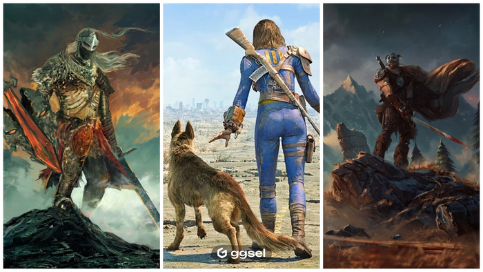       , ,  , ,  , , , Elden Ring, Factorio, Minecraft, Terraria, Dwarf Fortress, Rimworld, Kenshi, Project zomboid, Mount and Blade, Subnautica, Fallout 4, The Elder Scrolls V: Skyrim,  , 