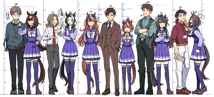      , Anime Art, Uma Musume Pretty Derby, Sirius Symboli, Mejiro Ramonu, Symboli Rudolph, Tokai Teio, Narita Brian, Air Groove, Animal Ears, 