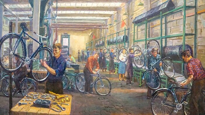 В. И. Пинегин. "Московский велозавод". Первая половина XX века.