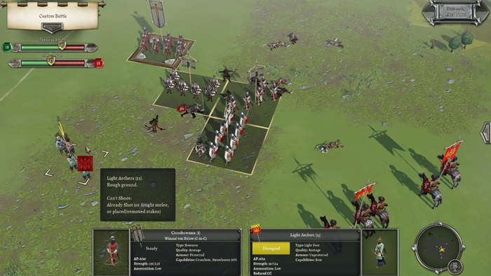 ... ощетинившаяся горстка расовой тевтонской пехоты отбивается от обескровленных сражением литовцев.