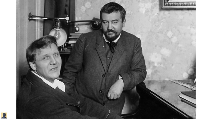 А. Куприн и Ф. Шаляпин.