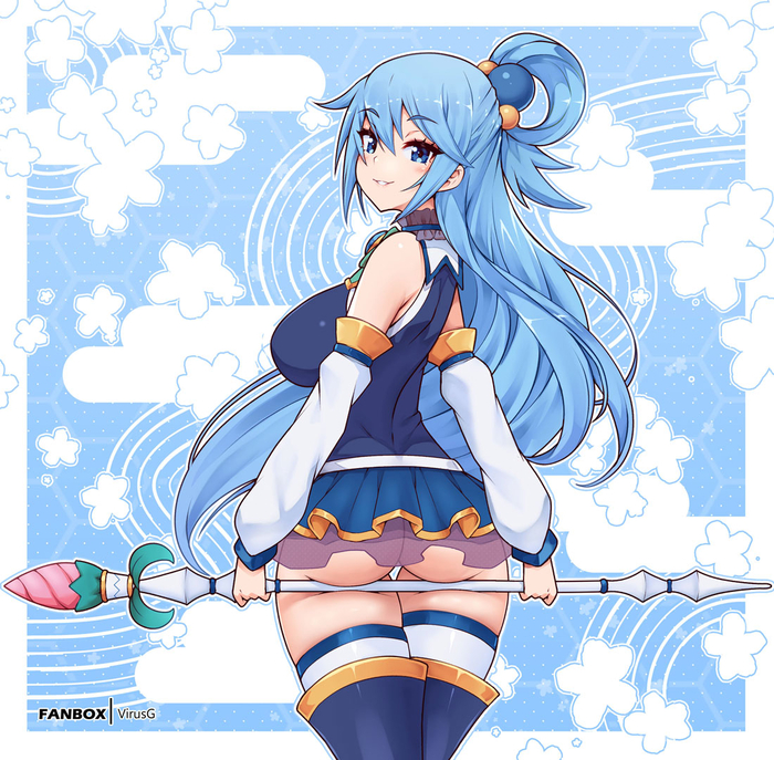     , Anime Art, Konosuba, Aqua, 