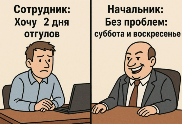 Хочу отгулы0