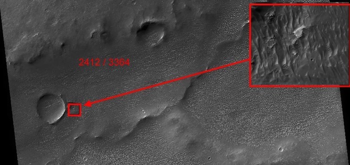 Предполагаемое место падения "Марса-6". Автор: Zelenyikot