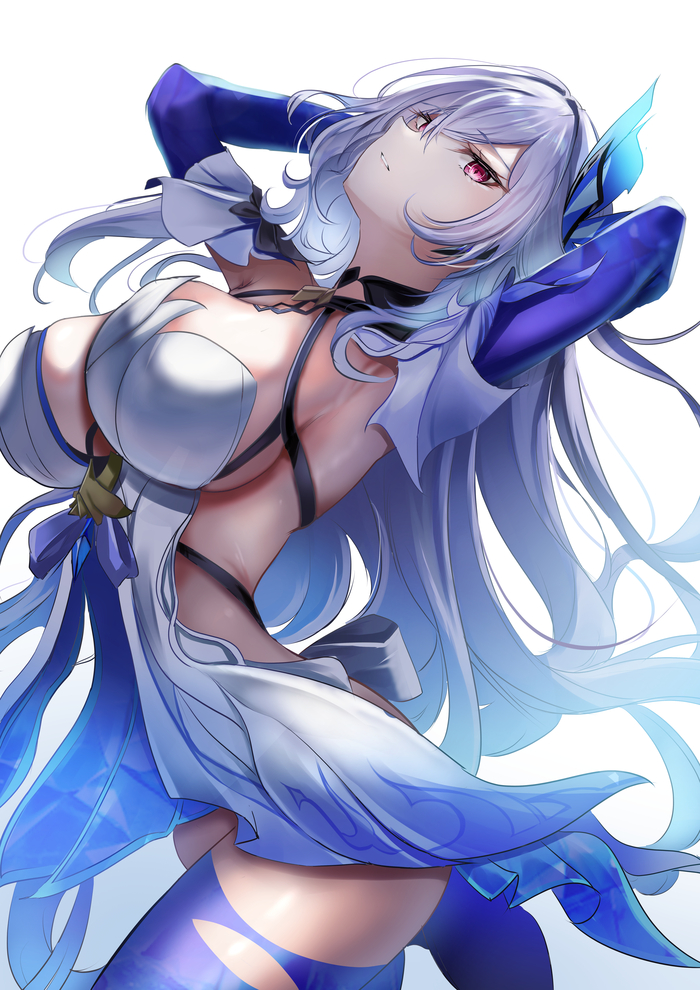  , Anime Art, Pixiv, Skirk (Genshin Impact), Genshin Impact