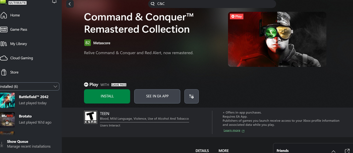  Xbox Pass    Command&Conquer -, , 