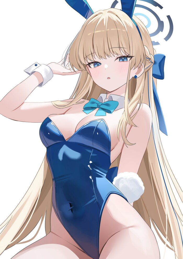 Asuma Toki #041 , Anime Art, Blue Archive, Asuma Toki,  ,  , , Bunnysuit, -, , 