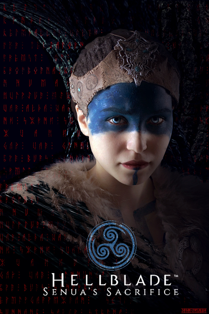 Косплей на Вальравна и Сенуа из Hellblade: Senua`s Sacrafice