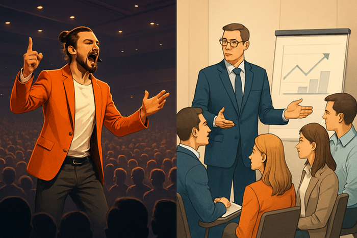 "Опять этот ваш бизнес-тренер. Очередной инфоцыган, да?"