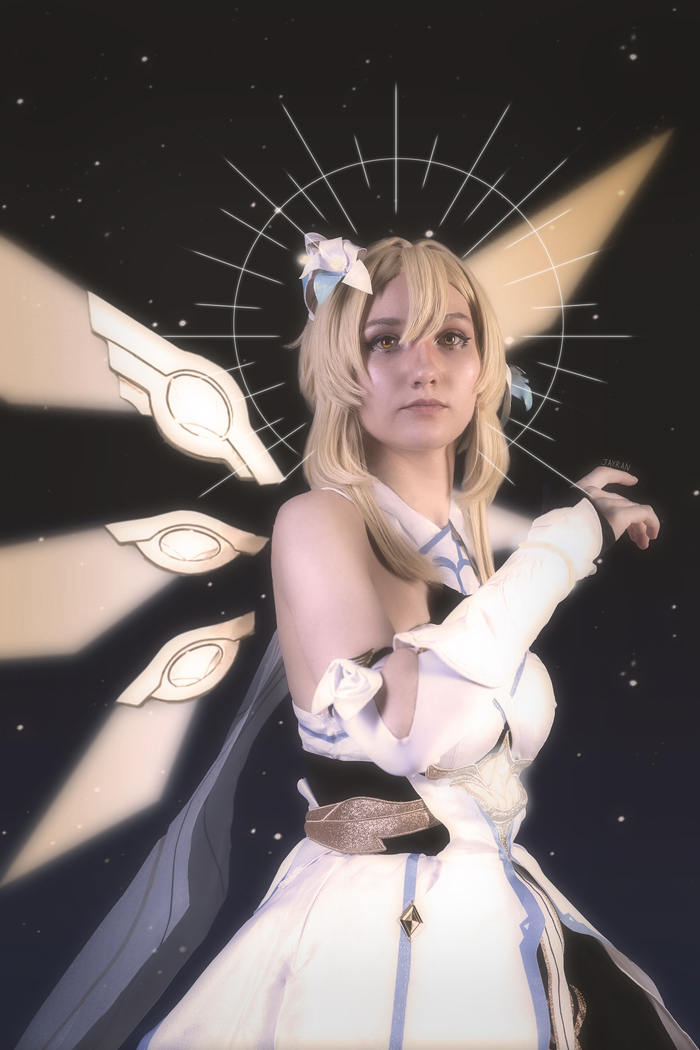 Косплей на Люмин из Genshin Impact