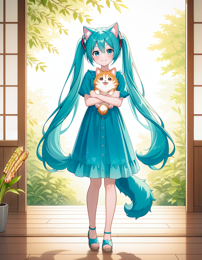       .      Anime Art, Stable Diffusion, ,  , ,  , Hatsune Miku, ,   ,   , , ,   