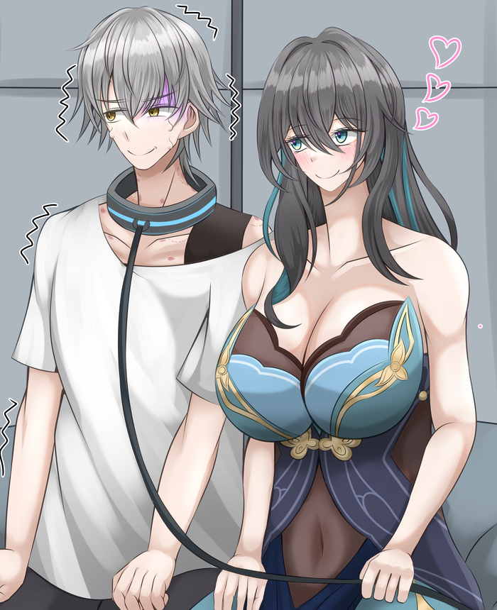      Pixiv, , Anime Art, Honkai: Star Rail, Caelus (Honkai: Star Rail), Ruan Mei (Honkai: Star Rail)